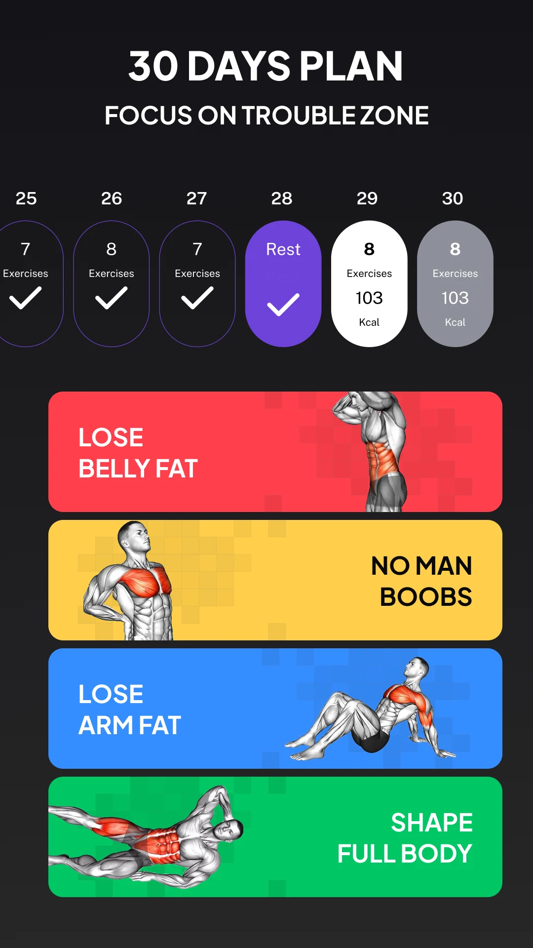 Weight loss in 30 days workout screenshot